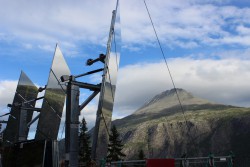 Vinter-sol til norsk skisportsdestination