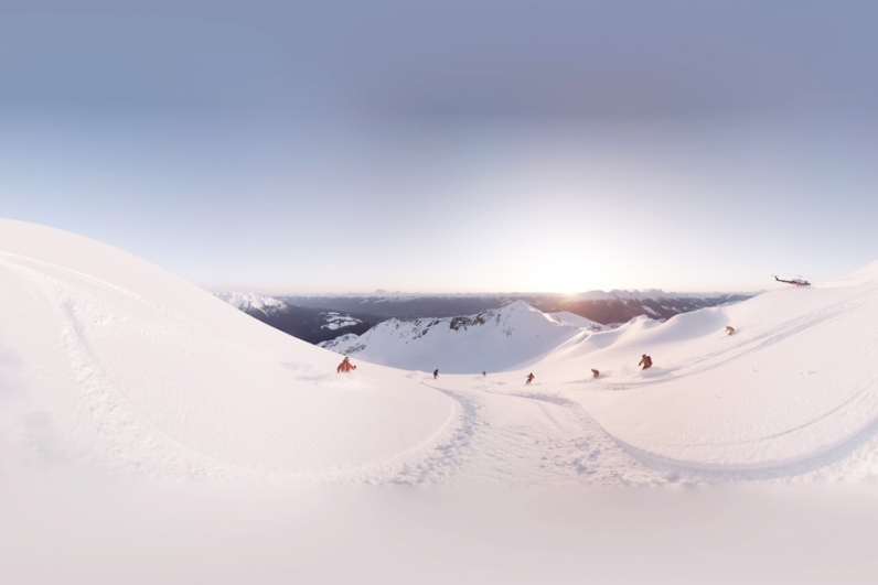 Heli-ski i Canada